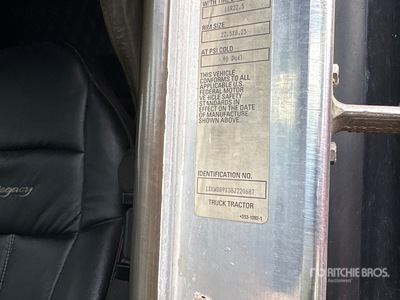 2008 Kenworth W900 6x4 Cabeza Tractora Cabina Dormitorio