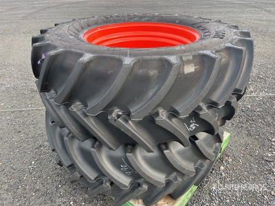 Quantity of (2) Mitas 540/65R30 TL 150 D MITAS AC65 Wheels