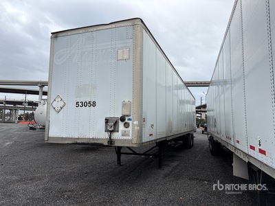 2008 Wabash 53 ft x 102 in T/A Van Trailer