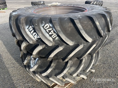Quantity of (2) Firestone 650/65R38 F Wheels