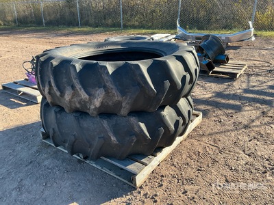 Quantity of (2) 16.9-34 Tractor Tires