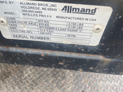 2015 Allmand NLPII-V Light Tower