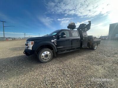 2020 Hiab X-CLX 078 ES-4 Knuckle Boom on 2021 Ford F-550 XLT 4x4 Crew Cab Boom Truck