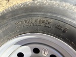 Trailer with Tire Size