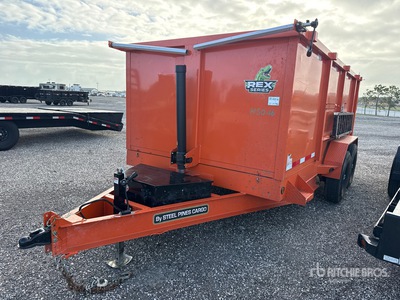 2026 Steel Pines DP7X14X4TA5 14 ft T/A Remolque Ligero de Volteo