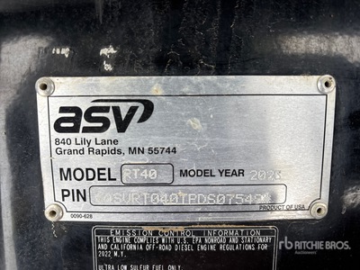 2023 ASV RT40 Compact Track Loader