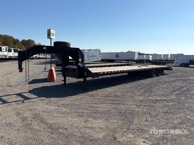 2022 Baku 36 ft T/A Gooseneck Flatbed Trailer