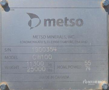 2021 (unverified) Metso Minerals CW100 Conveyor