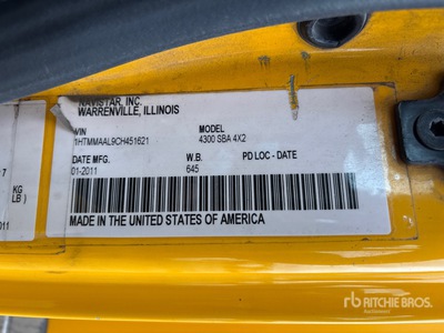 2012 International 4300 4x2 Camion fourgon