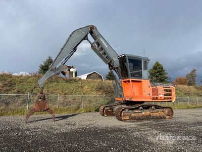2018 Hitachi ZX370F-LL-6N Heel Boom Chargeuse de grumes