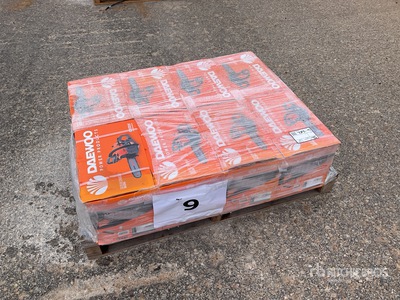 Quantity of (8) Daewoo DACS3816 Electric Chain Saw (Unused)
