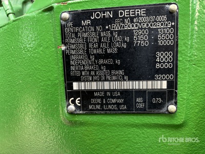 2011 John Deere 7930 Tracteur agricole 4 roues motrices