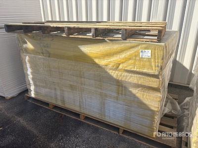 Quantity of (46) 1 in x 48 in x 85 in Fiberglass Insulation
