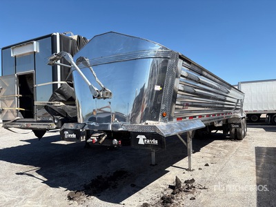 2025 Travis 37 ft 6 in T/A Aluminum Quarter Frame End Dump Trailer