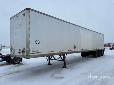 2008 Manac 53 ft x 102 in T/A Gesloten aanhangwagen