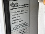 General Appearance with Unit Serial Number
