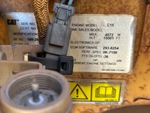 Engine with Emission Label