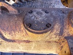 Undercarriage with Left Track Tensioner