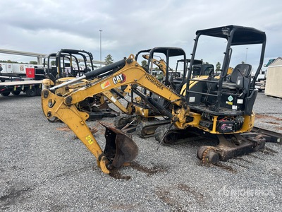 Cat Quantity of 2 Mini Excavator (Inoperable)