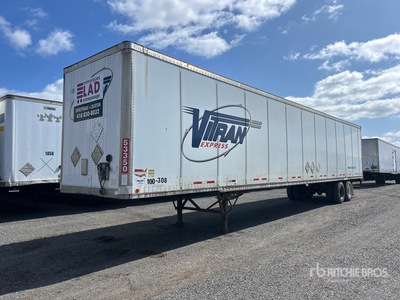 2004 Wabash 53 ft x 102 in T/A Van Trailer
