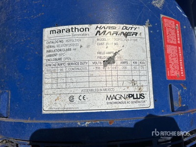 Marathon 362PSL3124-311ME 60 kW Skid-Mounted Generator Set