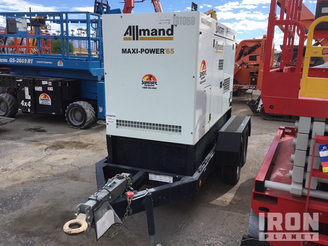 2019 Allmand MP65 Mobile Generator Set (Inoperable)