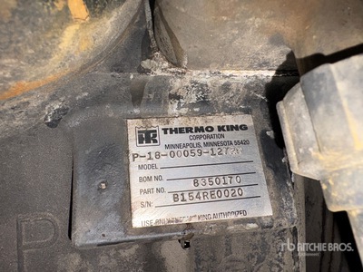 General Appearance with Refrigeration Unit Serial Number