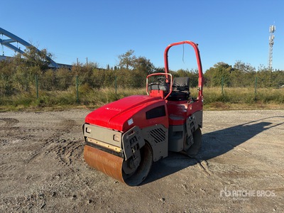 2008 Bomag BW100AD-4 Compacteur Vibrant Tandem Double Drum Roller (Inoperable)