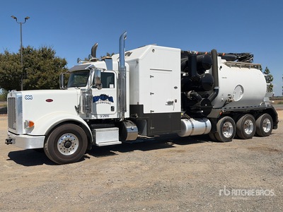 2019 Foremost Tornado on 2020 Peterbilt 367 8x6 Vacuum Excavator Truck