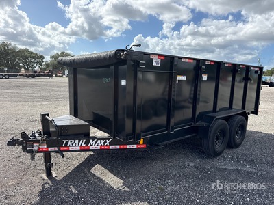 2025 Trail Maxx DT27 16 ft T/A Remorque à Benne Utilitaire