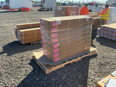 Quantity of (8) Leer HF650M Quad-Folding Tonneau Cover (Unused)