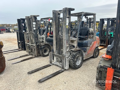 2019 Toyota 8FGU25 4500 lb Pneumatic Tire Carretilla Elevadora