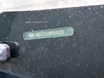 General Appearance with Frame Stamp Serial Number/VIN Photo