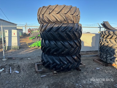 Quantity of (4) Michelin 650/65R38 Tires - Fits Case/IH 3340 sprayer