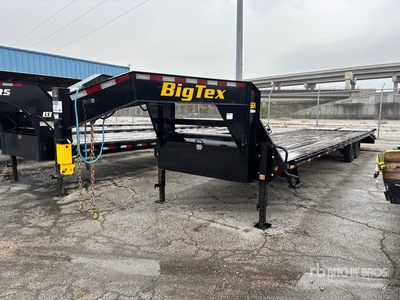 2025 Big Tex T/A Gooseneck مقطورة معدات