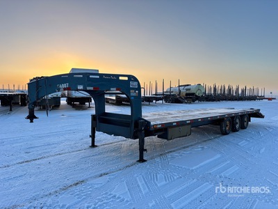2014 Precision FG32BP-T7K 32 ft Tri/A Gooseneck Plant Trailer