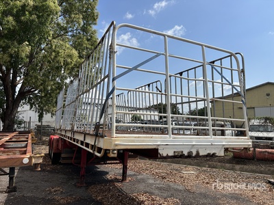 2012 Moore Trailers 7.2 m Tri/A B-Double Lead Rimorchio a cassone fisso