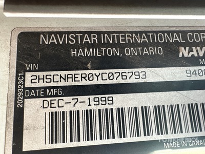 1999 International 9400i Cabeza Tractora Cabina Corta