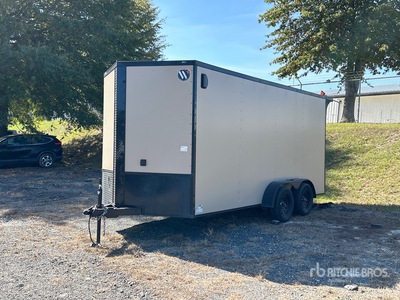 2025 Steel Pines Cargo, LLC 7x16TA2 16 ft T/A Enclosed Trailer