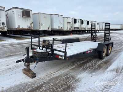 2002 SWS 18 ft T/A Equipment Trailer