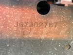 General Appearance with Frame Stamp Serial Number/VIN Photo
