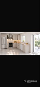 Nobilia Fashion 171 L-Shape Kitchen Cabinetry with Oak Look Top (Unused)