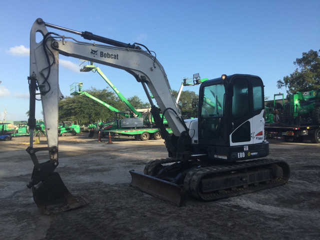 2013 Bobcat E80 Track Excavator