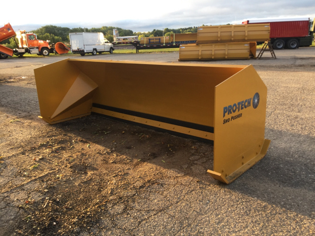 Pro-Tech SP12L Sno-Pusher - Fits Wheel Loader - Unused