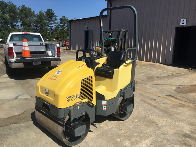 2014 Wacker Neuson RD12A Vibratory Double Drum Roller