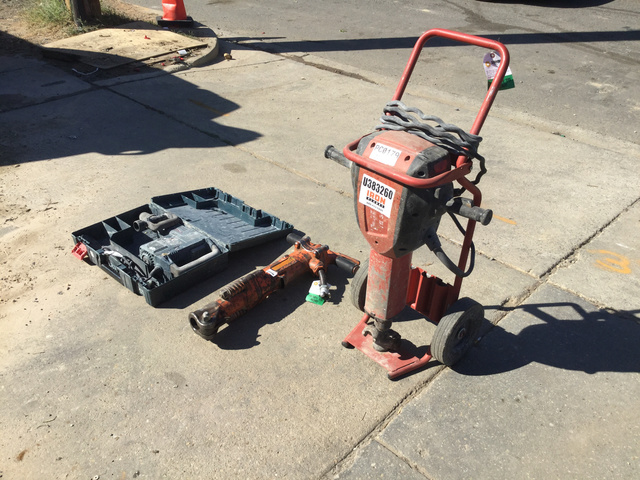 Lot of (1) Pneumatic Breaker, (1) Electric Breaker & (1) Demolition Hammer