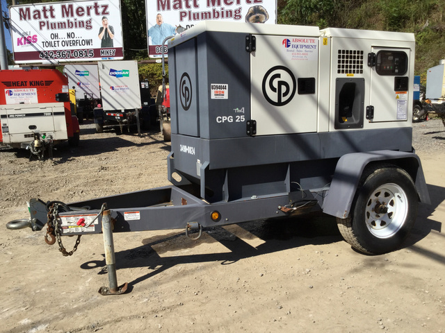 2015 Chicago Pneumatic CPG25 25 kVA Gen Set 2015 Chicago Pneumatic CPG25 25 kVA Gen Set