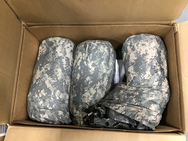 (10) ORC Improved Combat Shelters, (2) Coat Liners & Assorted Field Gear