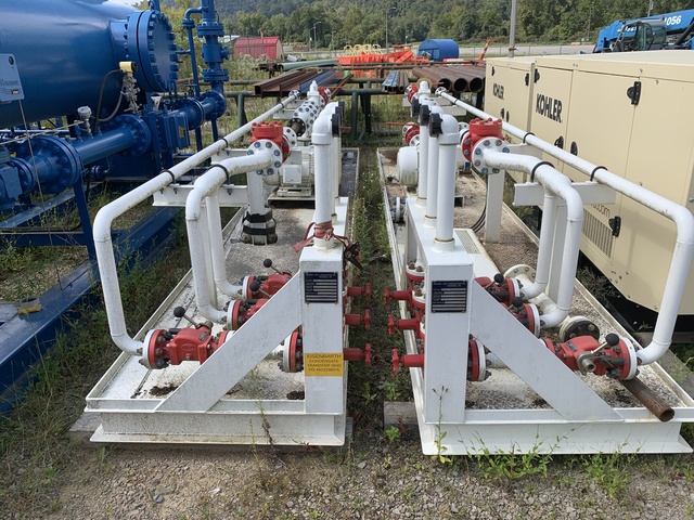 Lot of (2) Pump Skids w/ Westinghouse Motors Lot of (2) Pump Skids w/ Westinghouse Motors