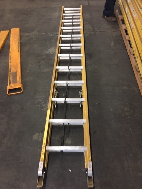 Lot of (17) 24' Extension Ladders